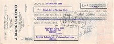 1949 MANUFACTURE DE VETEMENTS J BANC _ G NEYRET A LYON - M. DURE A ARBOIS  51