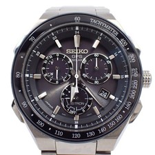 Montre SEIKO Astron Executive Line GPS Solar Titanium SBXB129 cadran noir