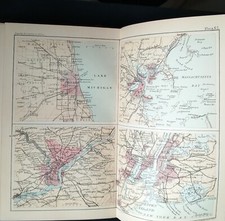 - ATLAS Mondial / of the World - 1888  -  avec 76 CARTES  Géographique -