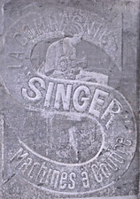 machine Singer affiche Tôle