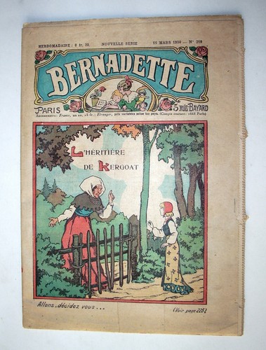 Revue illustrée bernadette - revue,