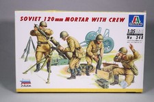 LP038 ITALERI ZVEZDA 348 Figurine 1/35 Soviet 120 mm mortar with crew