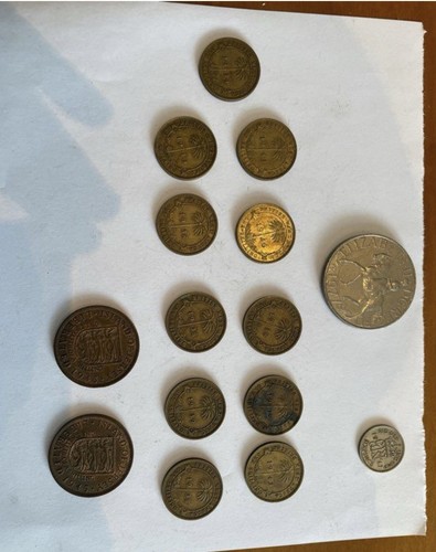 Lot monnaie colonie anglaise - colonie,