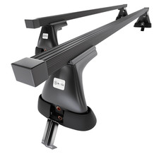 Barres de toit en acier pour Nissan Note mk I 5p (2005-2013) O noir toit normal