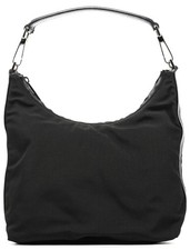 000 0602 Black Nylon Hobo
