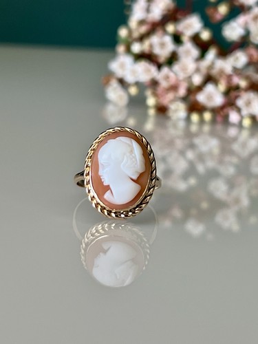 Bague 18k camée - camée,