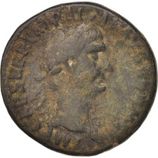[#409790] Pièce de monnaie, Trajan, As, 98-99, Roma, VF(30-35), Cuivre, RIC:395