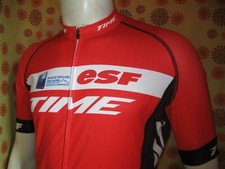 ? Ancien MAILLOT de VÉLO TIME ESF ÉCOLE DU SKI FRANÇAIS TXXL Cycling Team Cyclo