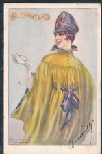 U154 ART DECO a/s BOMPARD "LE MANTEAU" COAT HIGH FASHION LADY WOMAN