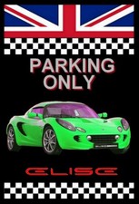 plaque " PARKING ONLY LOTUS