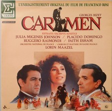 LP 33 Carmen (Extraits)  Georges Bizet / Julia Migenes Johnson 1984 TBE Voir↓