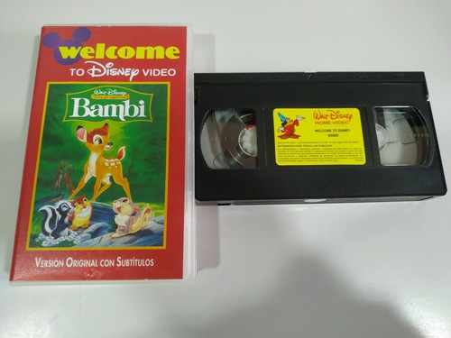 Bambi walt disney vhs cinta - walt,