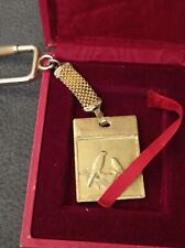 PORTE-CLE ANCIEN Société Ornithologique Niort  OISEAU  Métal Doré / RIQUET Frère