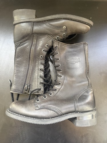 Harley davidson leather - leather, boots