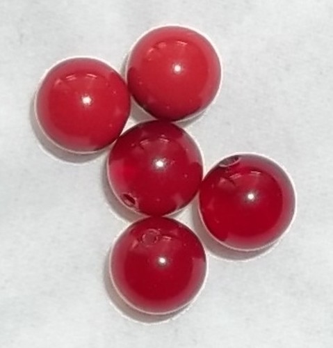 Perles ronde verre - 5, en