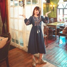 Femme Mexicain Ethnique Brodé