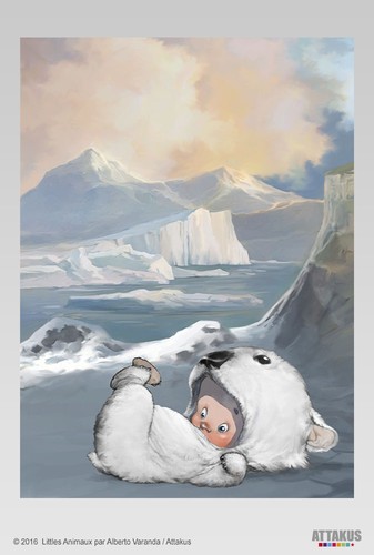 Grande carte petit ours - petit,