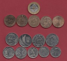 *FRANCE  Lot de 15 Pièces de Commémoratives   20-10-5-2 et 1 Franc --SUP