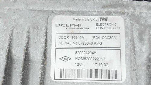Calculateur moteur renault - moteur,