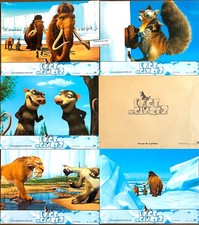 Jeu de 5 photos L'AGE DE GLACE