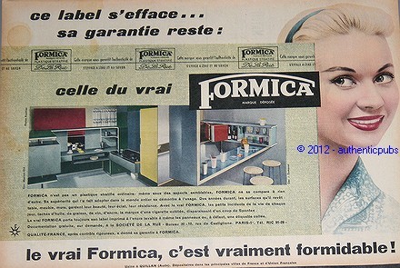 Publicite originale 1956 - de,