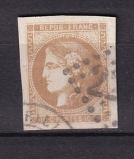 BORDEAUX N° 43A OBL COTE 90€  / 2 SCANS 