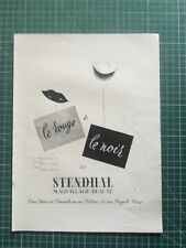 1130 Publicité circa 1960 Parfum Maquillage Stendhal dos Holland America Line