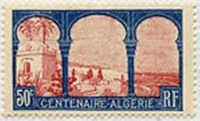 FRANCE STAMP TIMBRE N° 263 " ALGERIE MUSTAPHA SUPERIEUR 50c " NEUF x TB