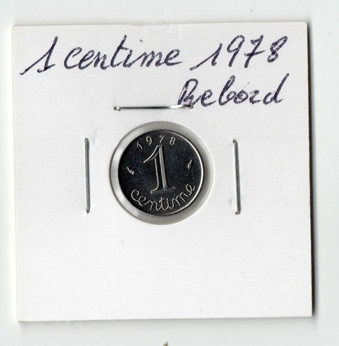 Centime acier épi - , 1978