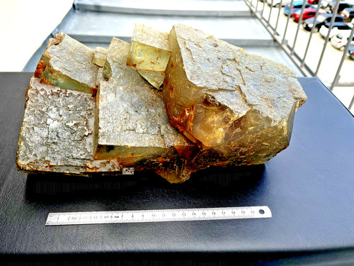 Bloc fluorite cristalisée du - bloc,