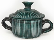 Rare Pot Couvert Signé R.P