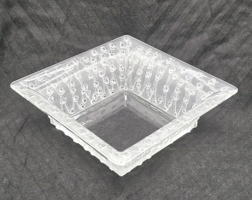 Lalique crystal coupe - lalique, roses