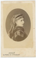 CDV circa 1865. Femme