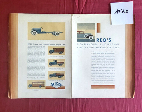 19440 reo 1930 dépliant - 1930,