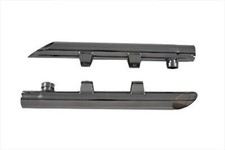 Chrome Drag Échappement Extension Set Avec Amovible Chicanes, Pour Sportster