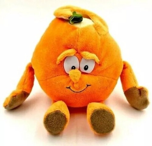Peluche orange vitamines coop - peluche,