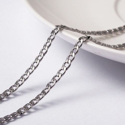 Collier chaine gourmette - chaine,
