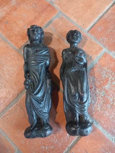 Paire statuettes cariatides - paire,