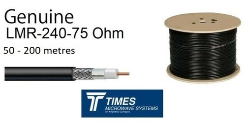 Câble coaxial lmr 240 - coaxial, lmr-240-75