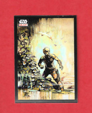 2023 Topps Star Wars Chrome Galaxy Wading Through the Swamp Base set numéro 25