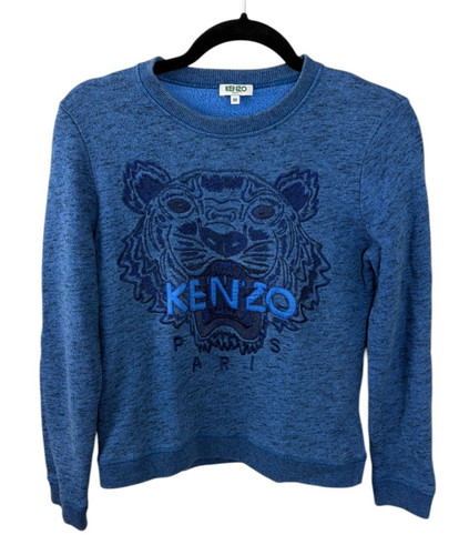 Kenzo paris blue cotton - blue, tiger
