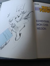 Bd dédicacée Prugne Nelson et Trafalgar élémentaire mon cher Nelson Rare
