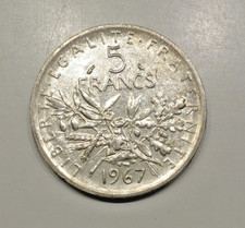 5 FRANCS SEMEUSE 1967   SUP   petit tirage