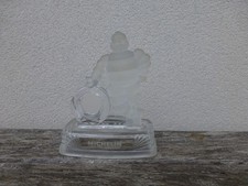 BIBENDUM MICHELIN CRISTAL PNEU  DECO GARAGE AUTOMOBILIA MAN BIBENDUM GLASS