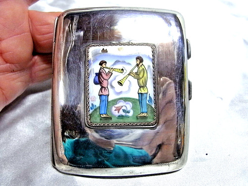 Etui cigarette argent massif - etui,