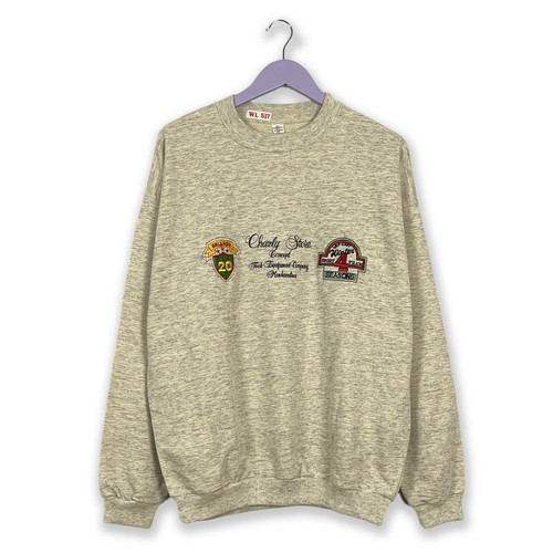 Sweat vintage gris col - sweat,
