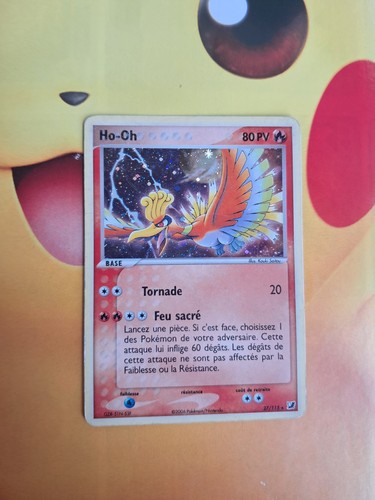 Carte pokemon ex forces - ho-oh,