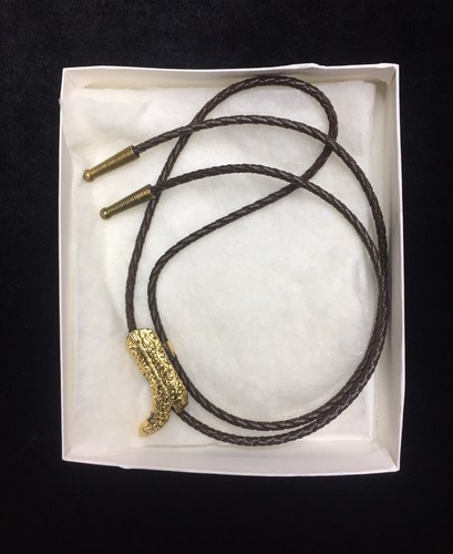 Vintage Leather Bolo Cowboy