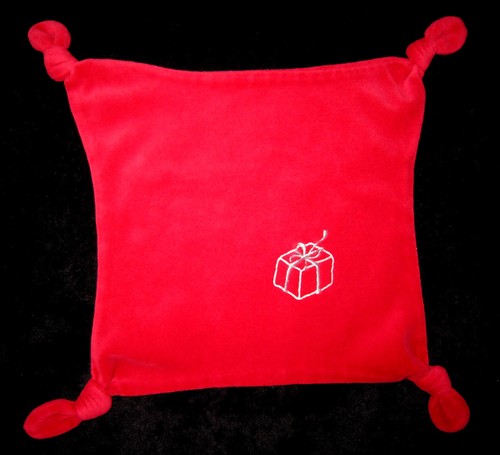 Doudou carré plat - , rouge