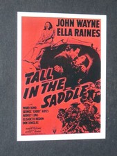 SPORTING PROFILES CARD 2006 JOHN WAYNE HOLLYWOOD WESTERN #1 TALL IN THE SADDLE